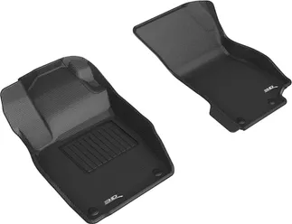 3D MAXpider Kagu 1st Row Floormat For 19-20 Audi A8L - Black